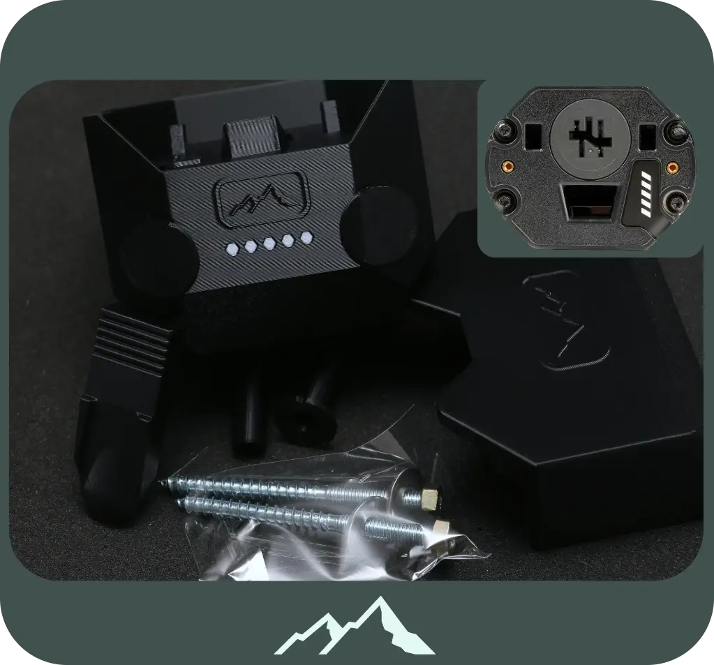 Dockingstation/ Wandhalterung für Bosch PowerTube 500, 625 , 750 (Smart Horizontal, Keine festverbaute Akkublende)